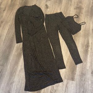 Fashion Nova 3 piece cozy matching set